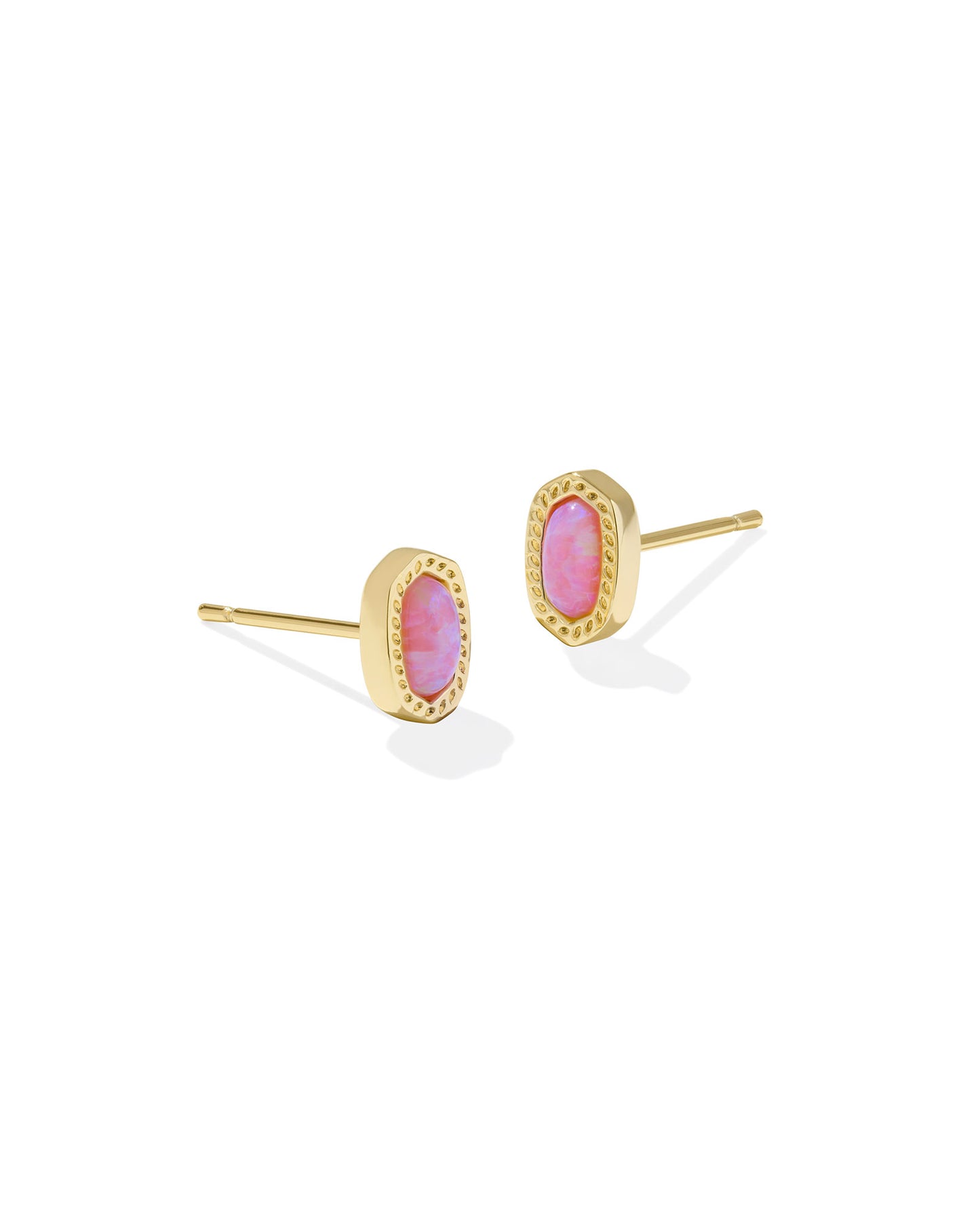 Kendra Scott - Earring - Mini Ellie Gold Stud - Carnation Kyocera Opal - Findlay Rowe Designs