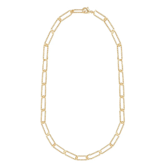 Natalie Wood - Necklace - Horizon Chain Layering -Gold - Findlay Rowe Designs