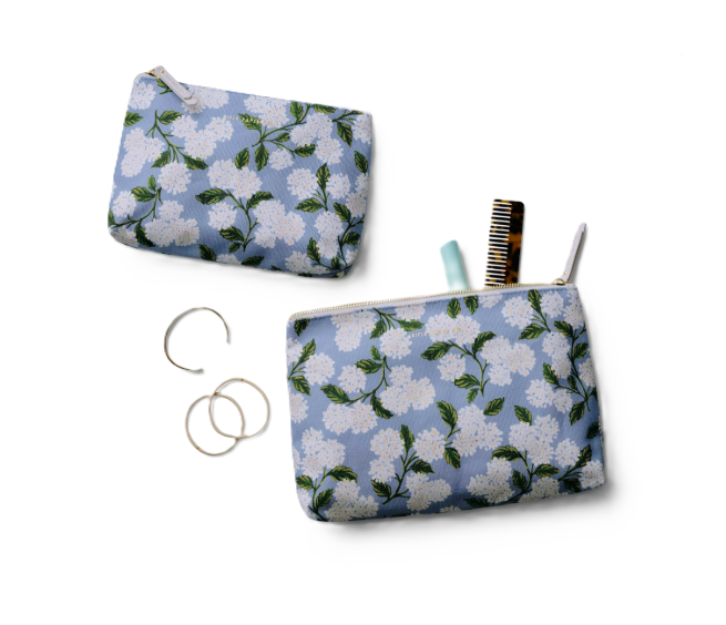 Rifle Paper Co - Pouch - Hydrangea