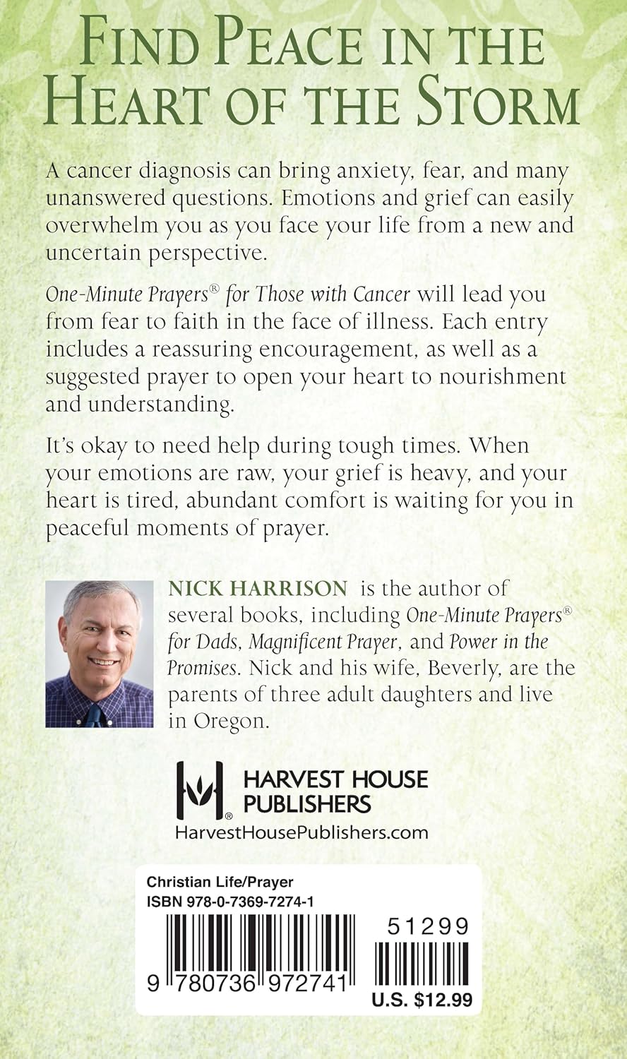 One-Minute Prayers for Those with Cancer. - Findlay Rowe Designs