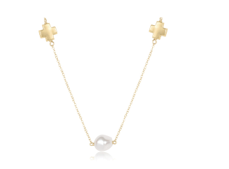 Enewton - 15" Choker Signature Cross Admire Simplicity Chain - Findlay Rowe Designs