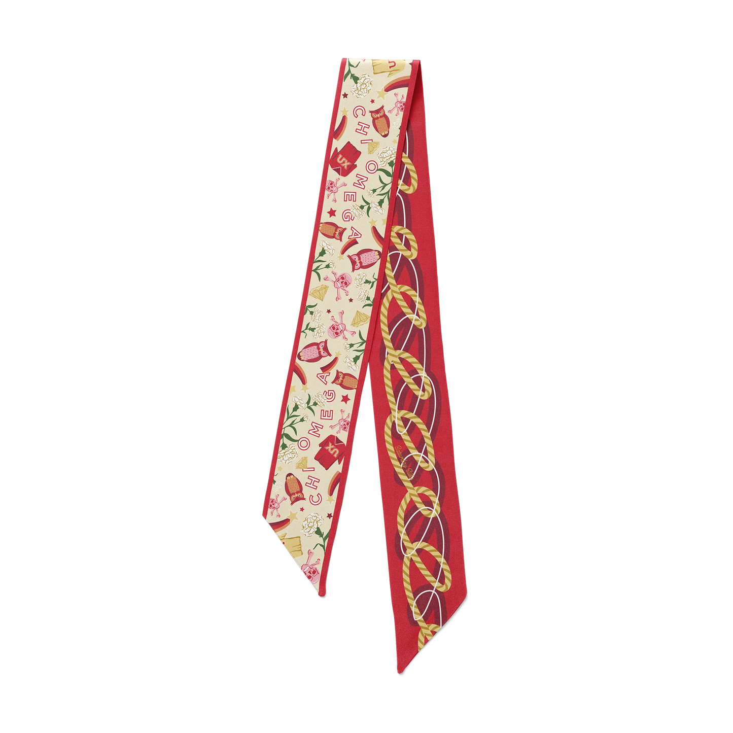 Saturday Silks - Skinny Scarf - Greek Life