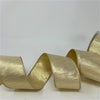 Decor Ribbon - 2.5in Metallic Gold