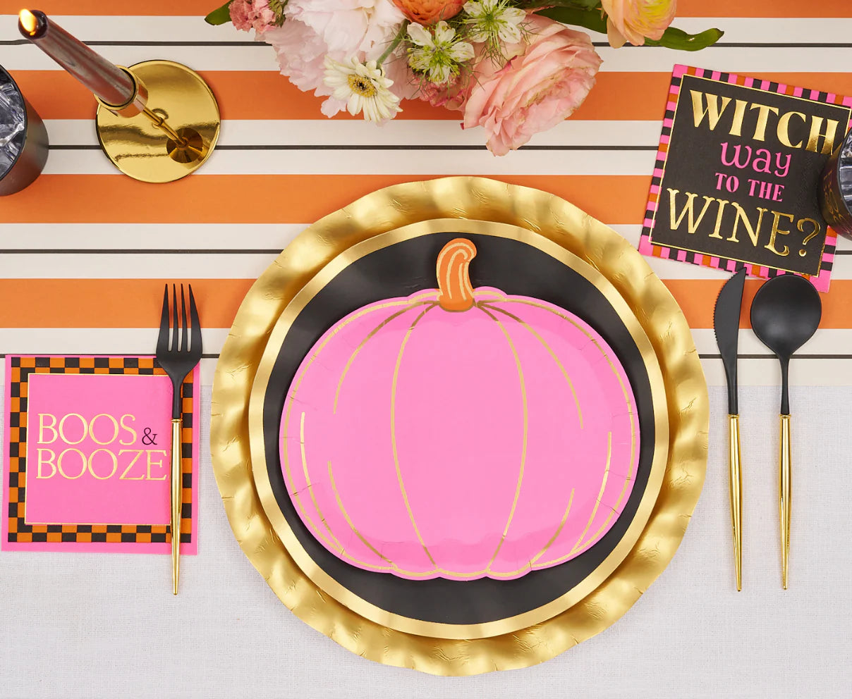 Sophistiplate - Salad Plates - Boo Bold Die Cut - 8pk