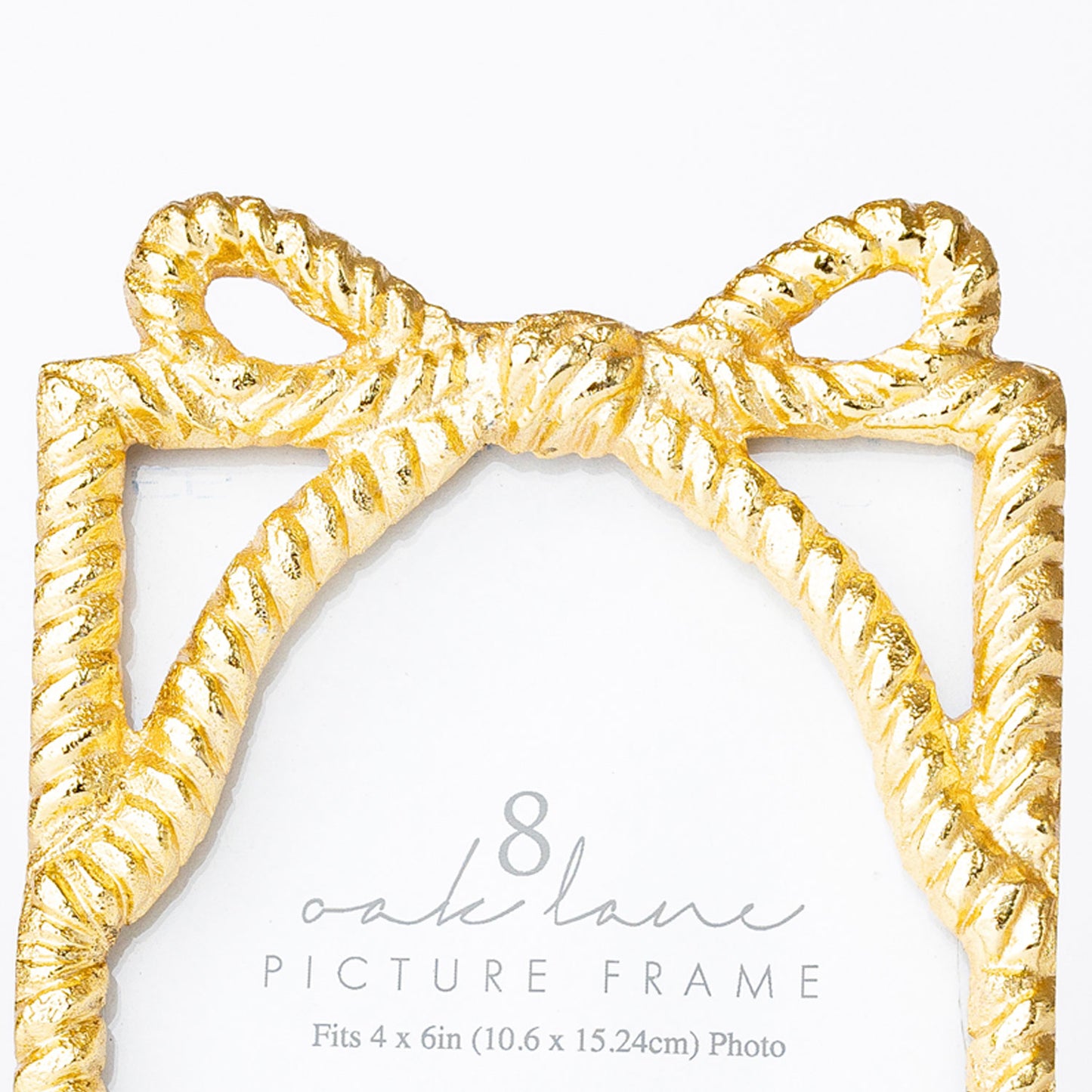 4x6 Frame - Bow - Gold