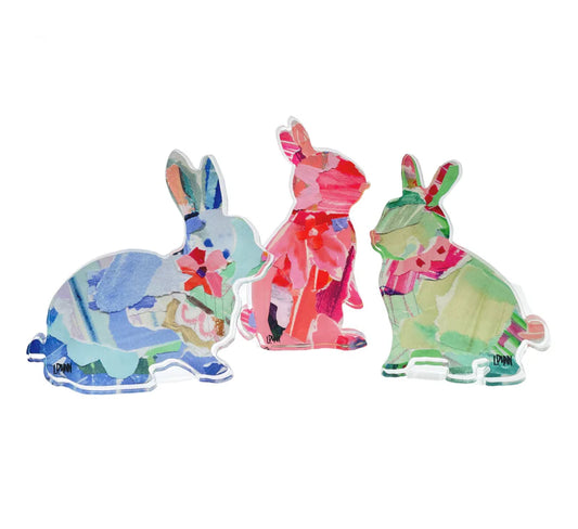 Lauren Dunn - Acrylic Bunnies In Color - Findlay Rowe Designs