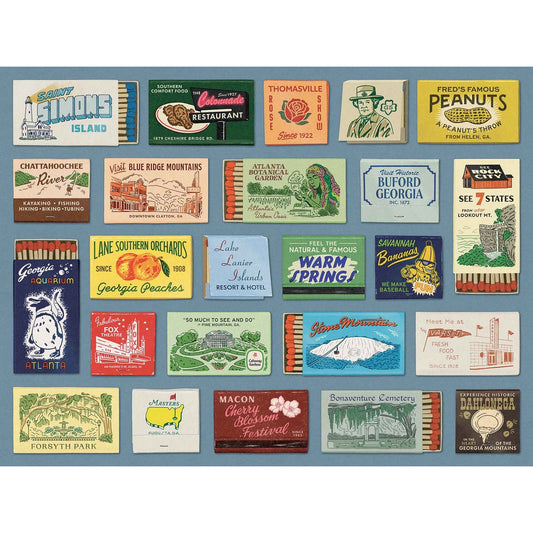 Puzzle - Georgia State Matchbooks - 500 piece