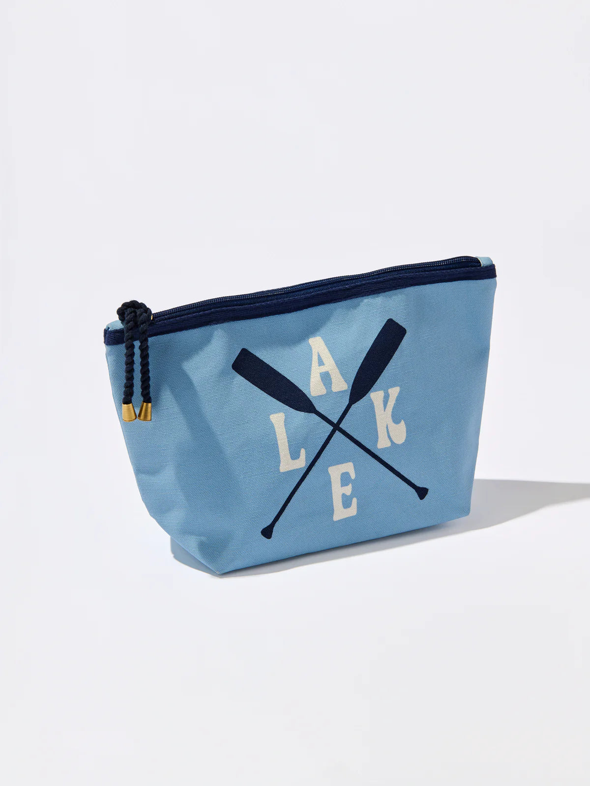 Shiraleah - Zip Pouch - Lake Oars - Blue i - Findlay Rowe Designs