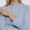 Julie Vos - Bracelet - Wave Stone - Pearl