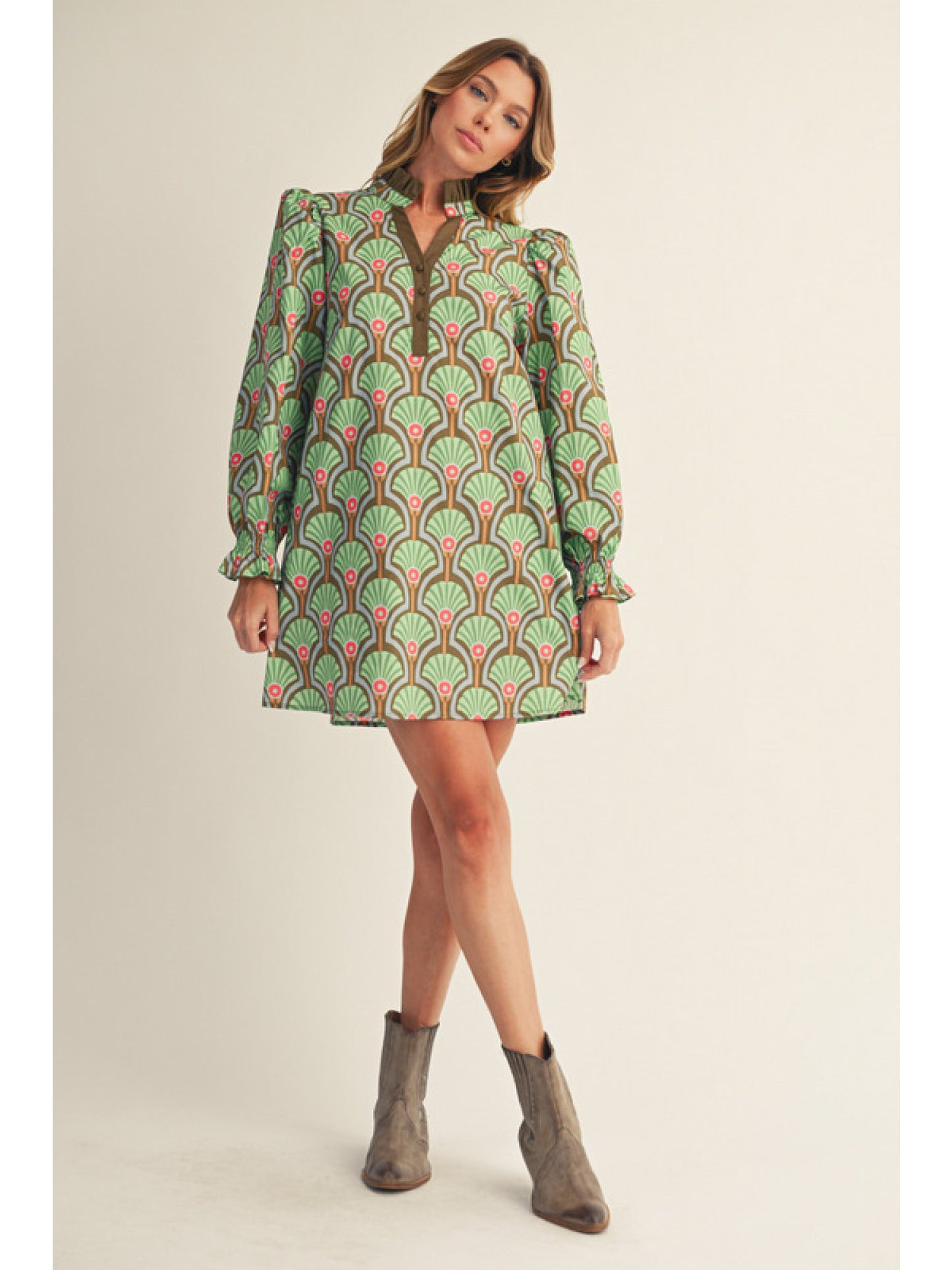 Jodifl - Dress - Boho Floral A Line