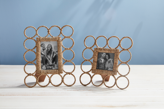 Mud Pie - Frame Seagrass Link - Findlay Rowe Designs