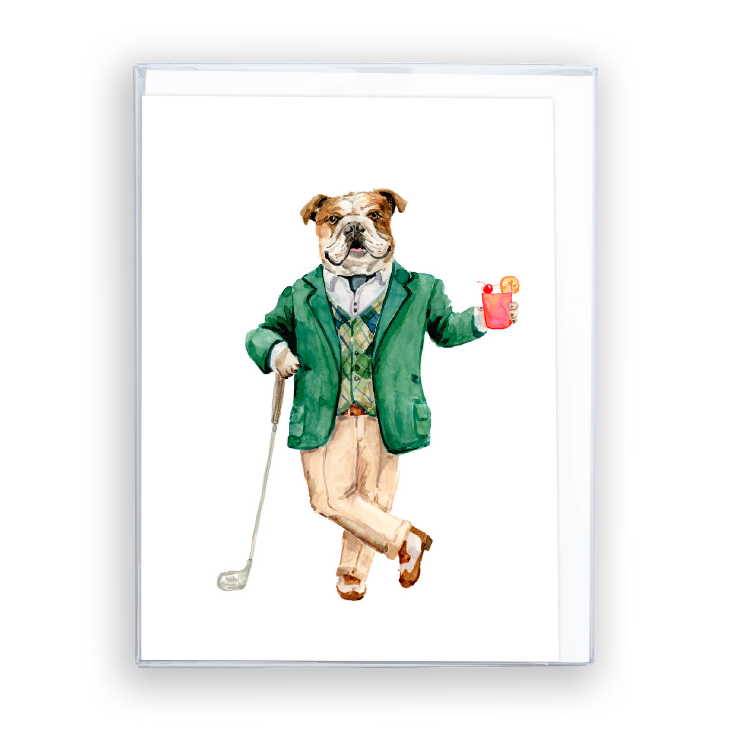 Taylor Paladino - Greeting Card - Masters Bulldog