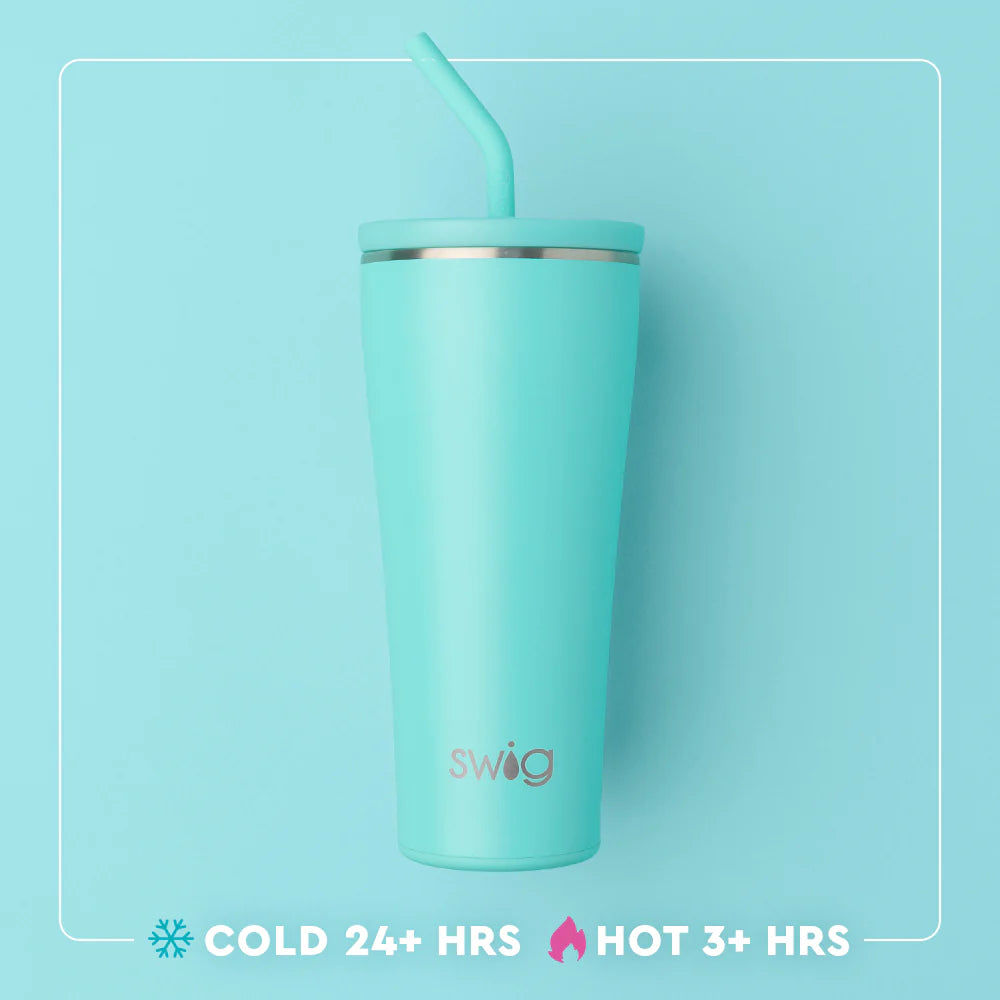 Swig - Straw Tumbler 32oz - Saturdays in Oxford - Findlay Rowe Designs