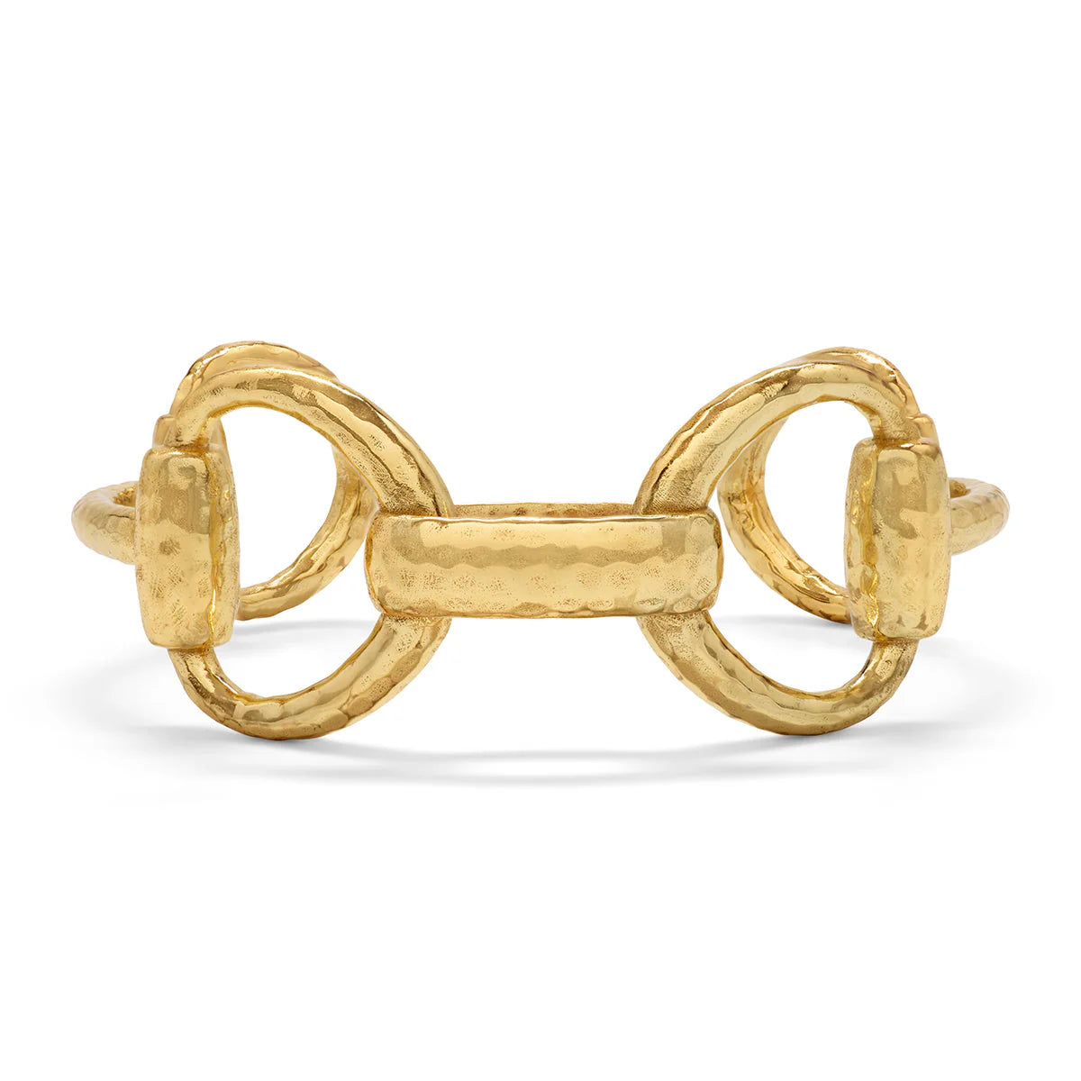 Bracelet - Equestrian Snaffle Bit Link Cuff - Gold - Findlay Rowe Designs