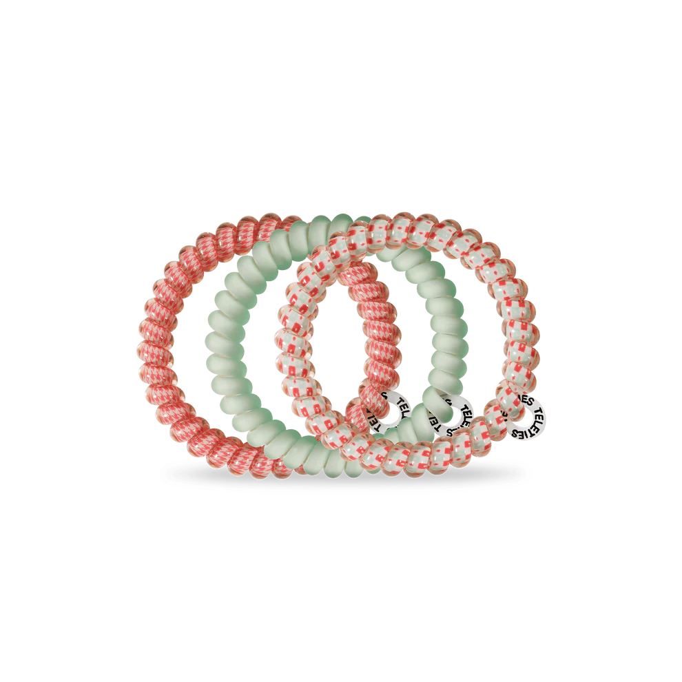 Teleties - Hair Ties - Calming Coral - Findlay Rowe Designs