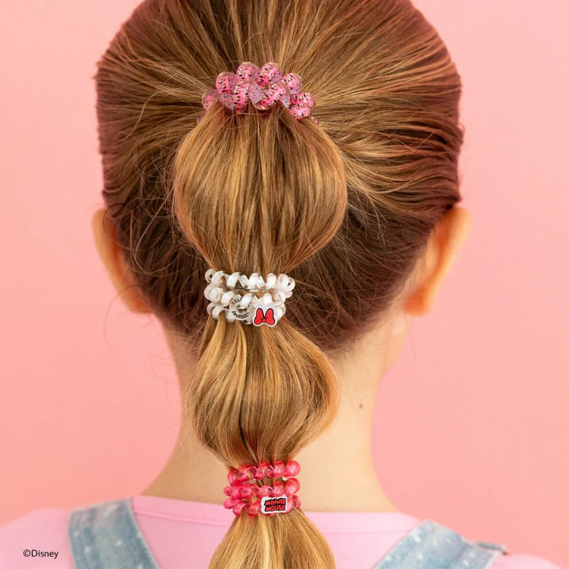 Teleties - Spiral Hair Ties - Minnie Mouse - Mix Pack - Findlay Rowe Designs