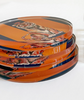 Lauren Dunn - Coaster - Acrylic Game Day - Tiger - Navy - Findlay Rowe Designs