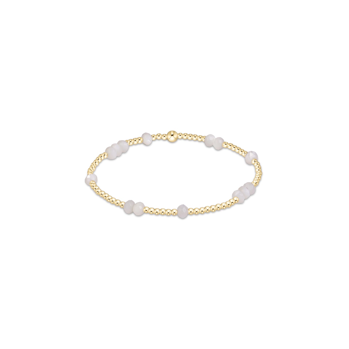 Enewton - Hope Unwritten Gemstone 4mm Bracelet - Mother Of Pearl