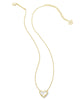 Kendra Scott - Necklace - Ari Heart Gold Pendant - Ivory Mother-of-Pearl - Findlay Rowe Designs