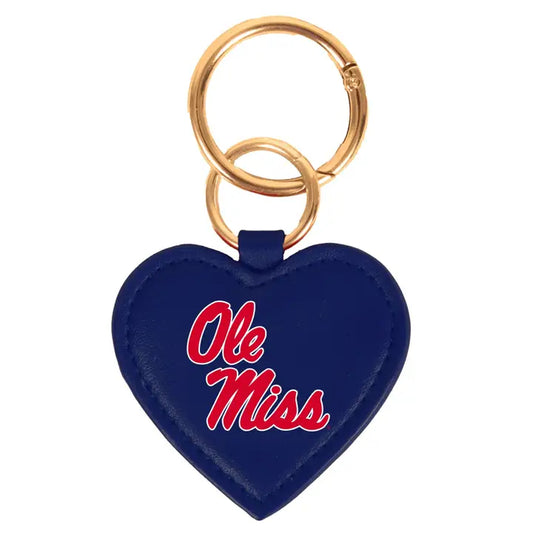 Key Ring - Heart Purse - Ole Miss - Findlay Rowe Designs