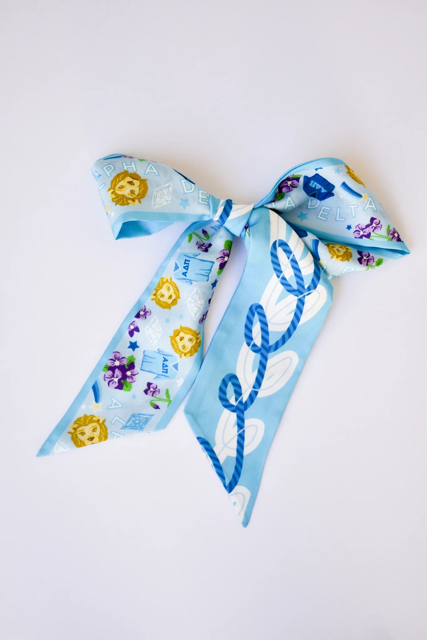 Saturday Silks - Skinny Scarf - Greek Life