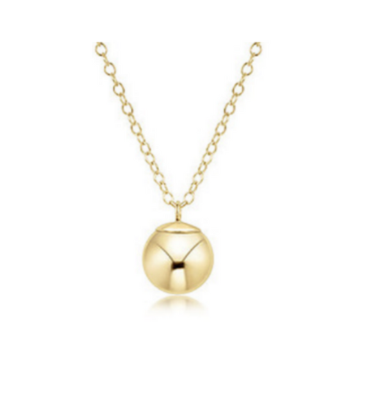 Enewton - 16in Necklace Gold - Classic Gold 10mm Charm - Findlay Rowe Designs