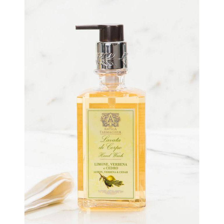 Antica Farmacista - 10oz Hand and Body Wash - Lemon, Verbena & Cedar - Findlay Rowe Designs