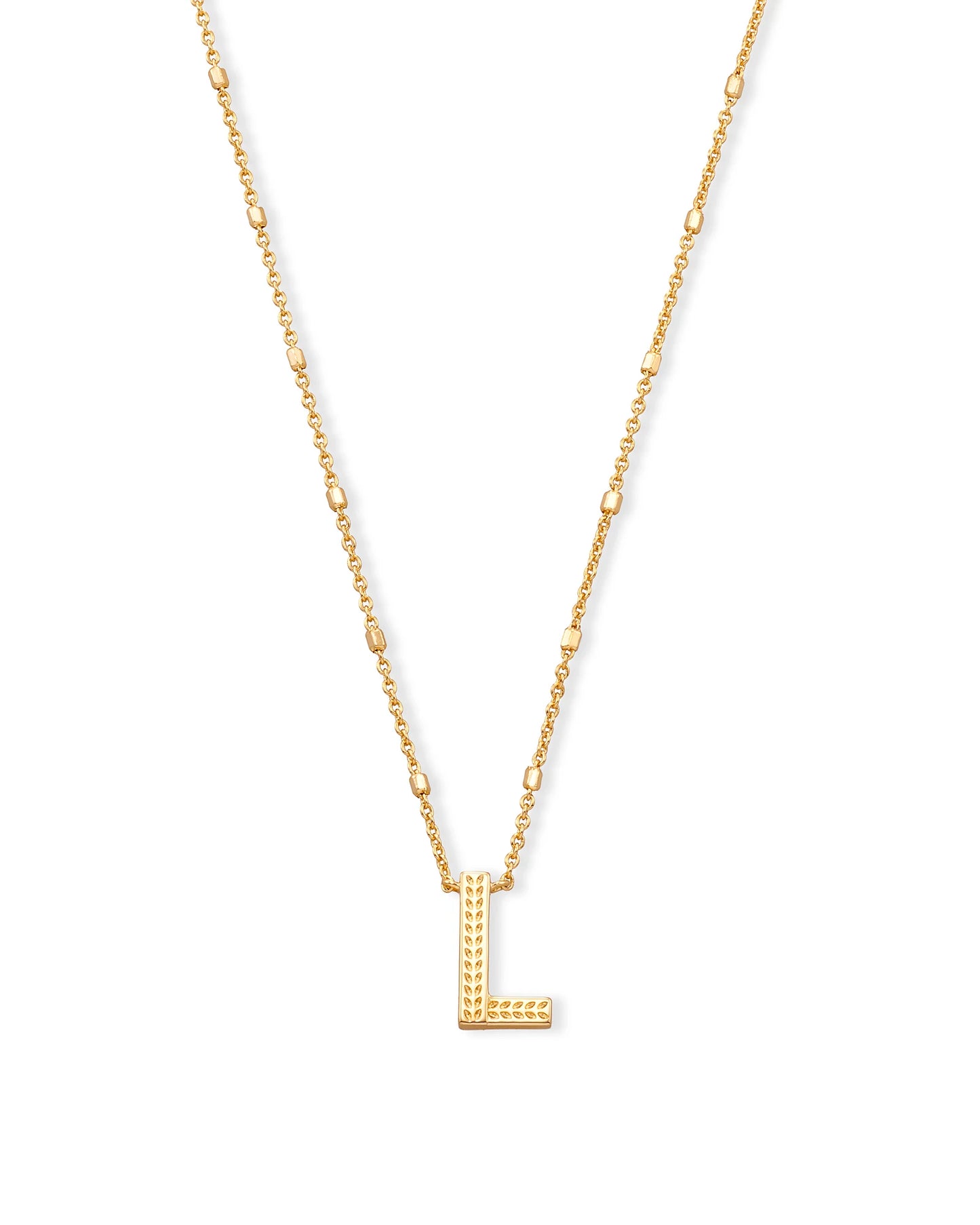 Kendra Scott - Necklace - Letter Pendant - Gold - Findlay Rowe Designs