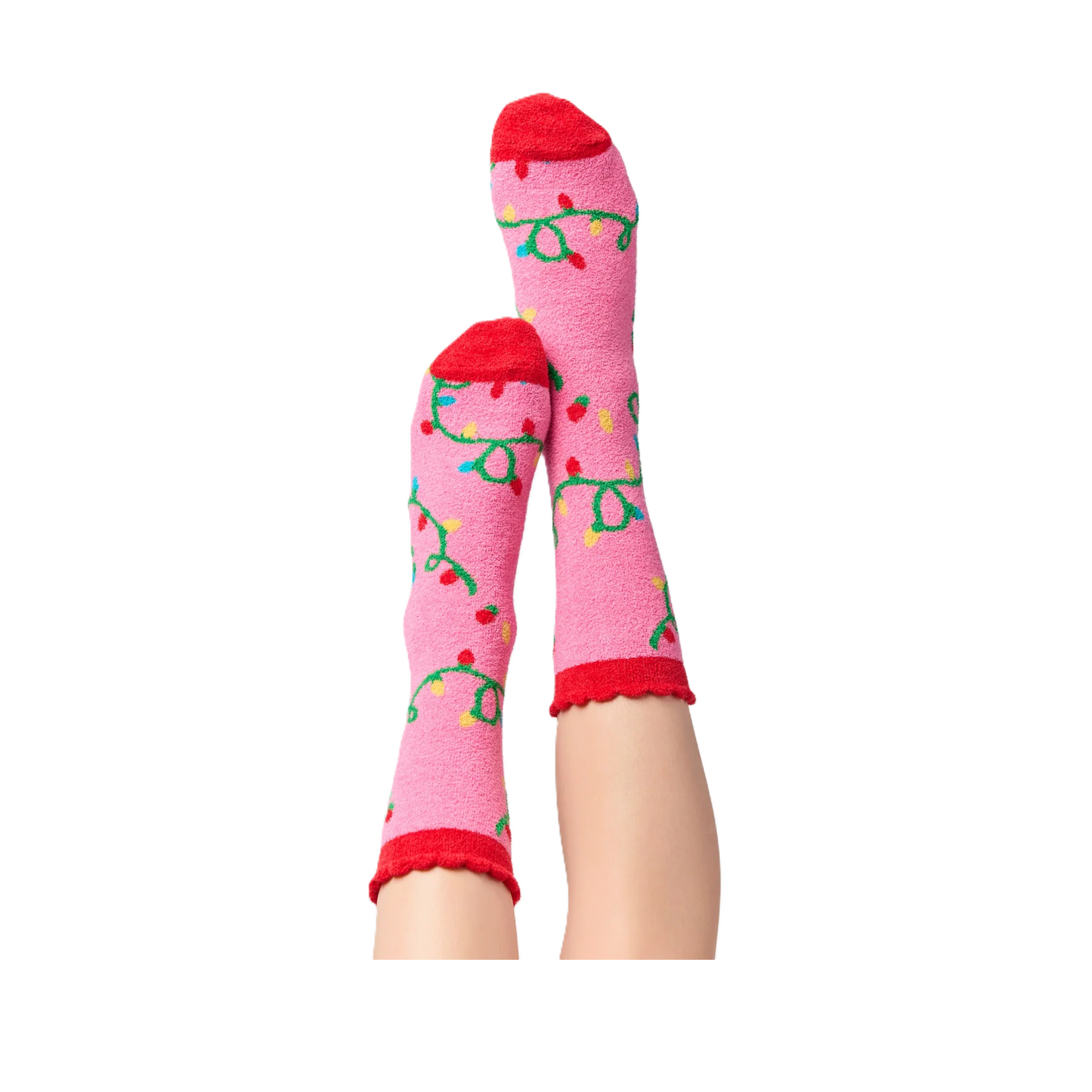 Shiraleah - Socks - String Lights - Pink - Findlay Rowe Designs