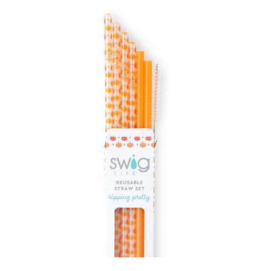 Swig - Reusable Straw Set - Pumpkin - Findlay Rowe Designs