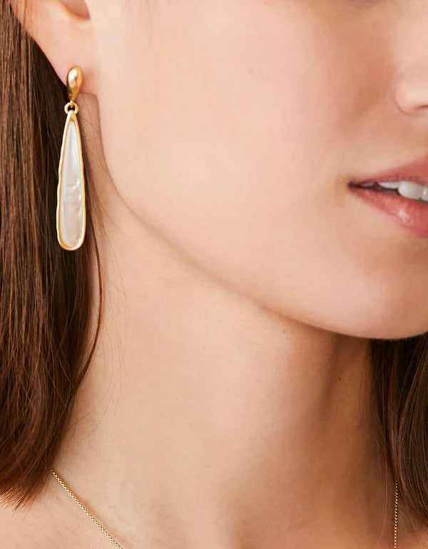 Spartina - Earrings - Drip - Mother-of-Pearl - Findlay Rowe Designs