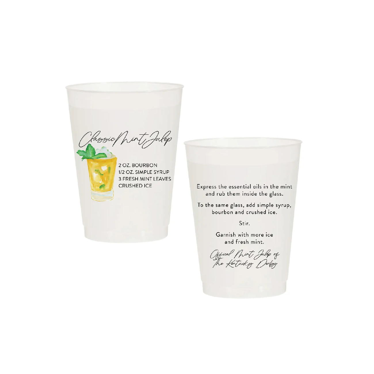 Sip Sip Hooray - Party Cup - Mint Julep - Set of 6 - Findlay Rowe Designs