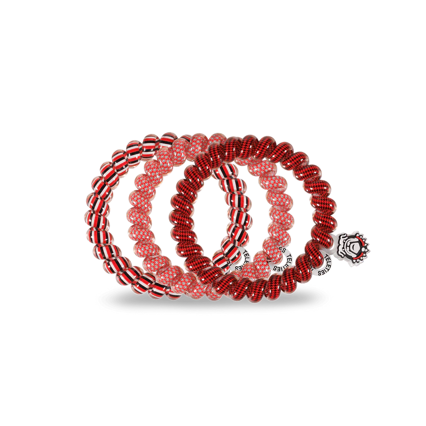 Teleties - Large Hair Ties - University of Georgia - Findlay Rowe Designs