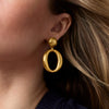 Julie Vos - Earring - Solara Orbit - Gold - Findlay Rowe Designs