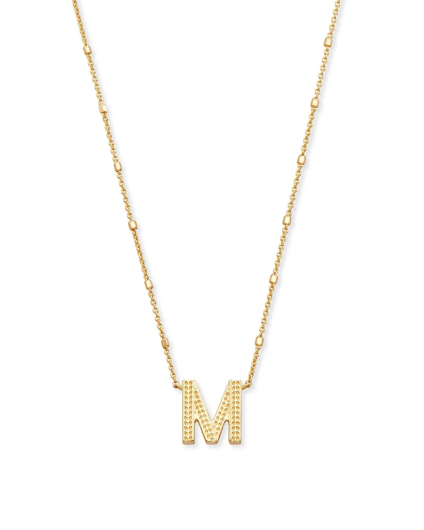 Kendra Scott - Necklace - Letter Pendant - Gold - Findlay Rowe Designs
