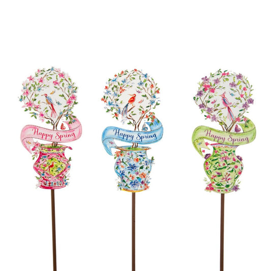 Rosanne Beck - Stake - Happy Spring Mini Topiary - Findlay Rowe Designs