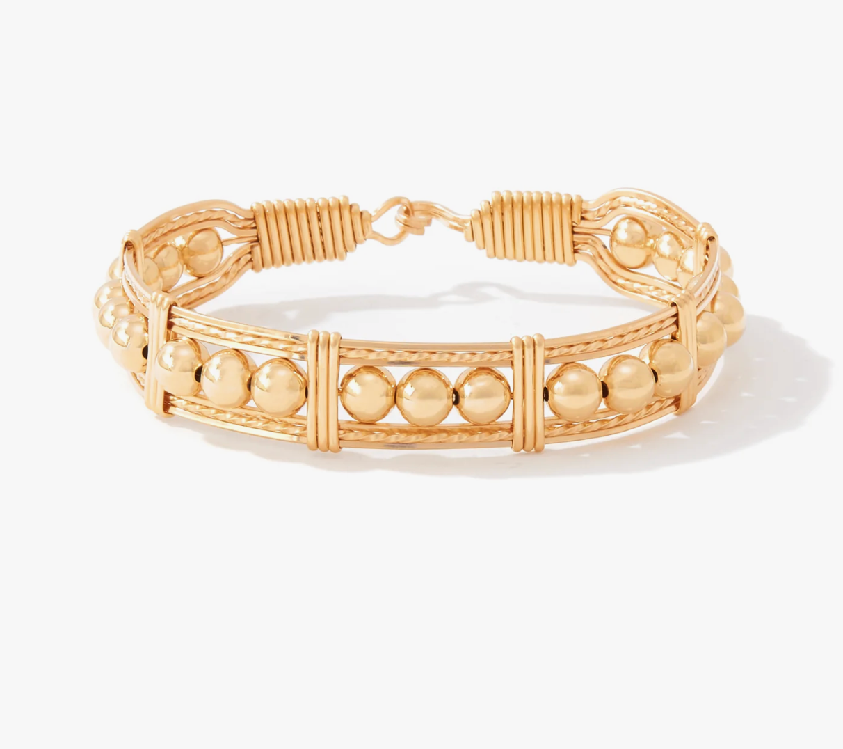 Ronaldo - Dream in Color Bracelet - 14K Gold Artist Wire - Size 7 - Findlay Rowe Designs