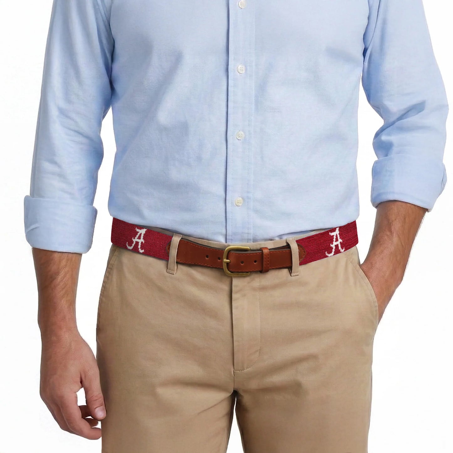 Smathers & Branson - Alabama Belt - Garnet