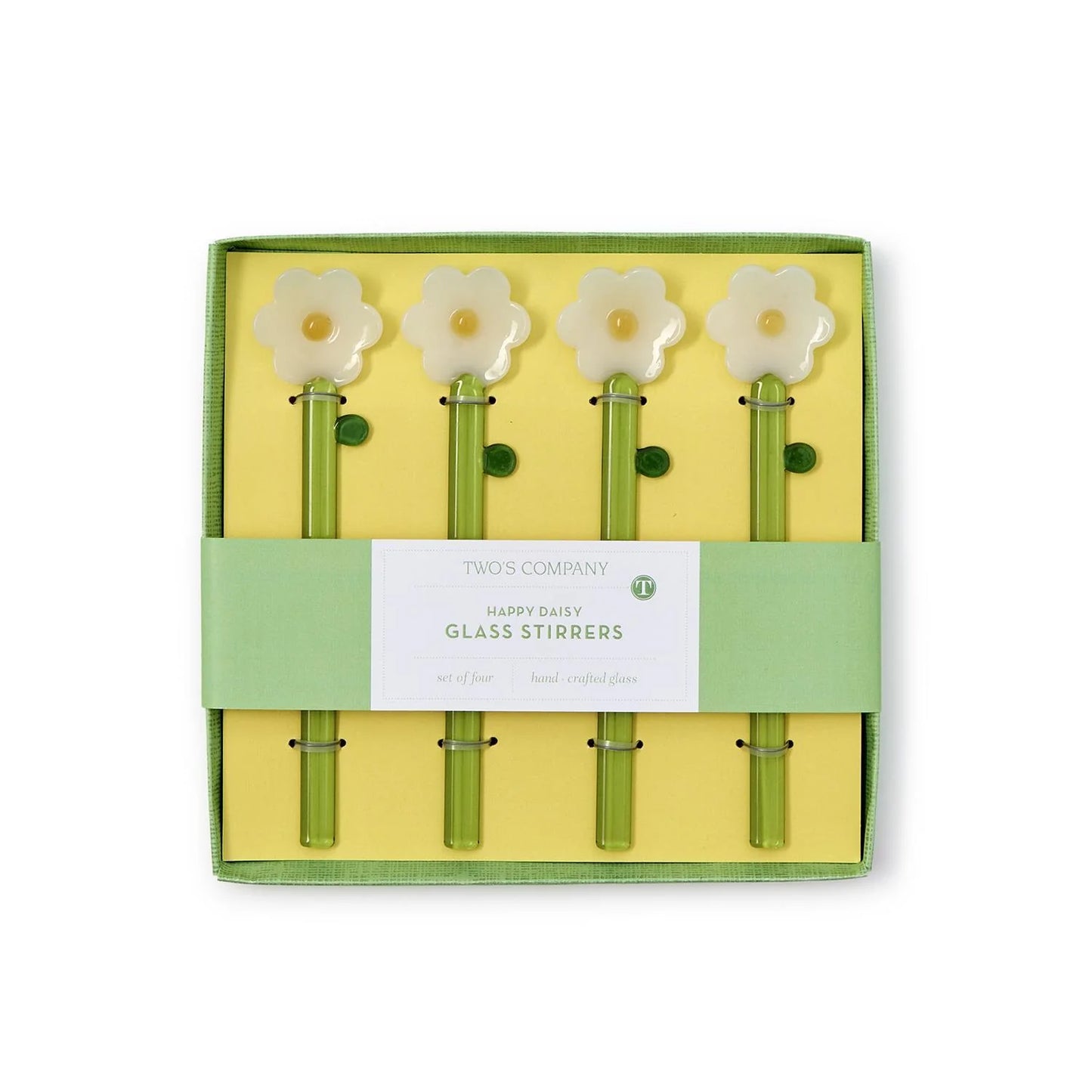 Cocktail Stir Stick Set 4 - Daisy - Findlay Rowe Designs