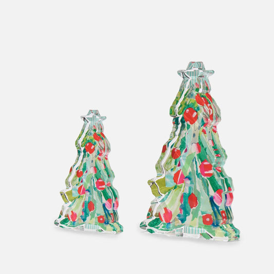 Lauren Dunn - Acrylic Art - Green Merry Tree - Findlay Rowe Designs