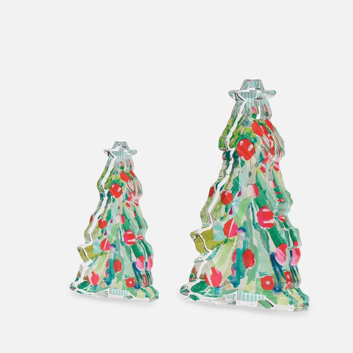 Lauren Dunn - Acrylic Art - Green Merry Tree - Findlay Rowe Designs