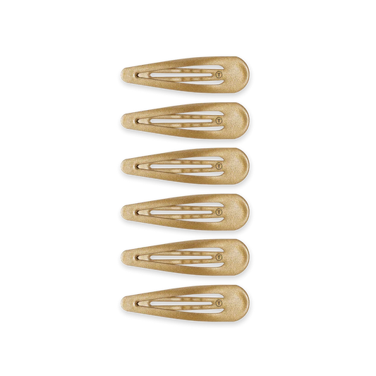 Teleties - Snap Clips - 6count - Gold - Findlay Rowe Designs