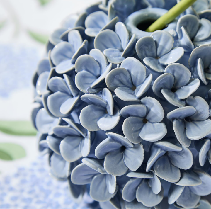 Bud Vase Taper Holder - Hydrangea - Findlay Rowe Designs