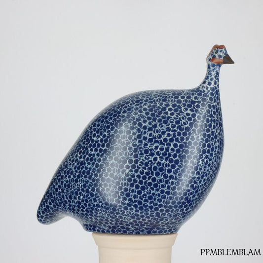Guinea Fowl - Small - Matte Blue Speckled White - Findlay Rowe Designs