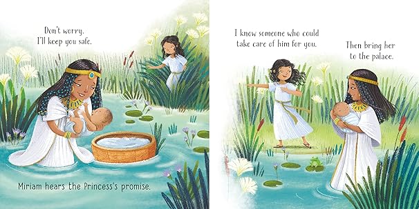 Moses in the basket (Little Board Books) - Findlay Rowe Designs