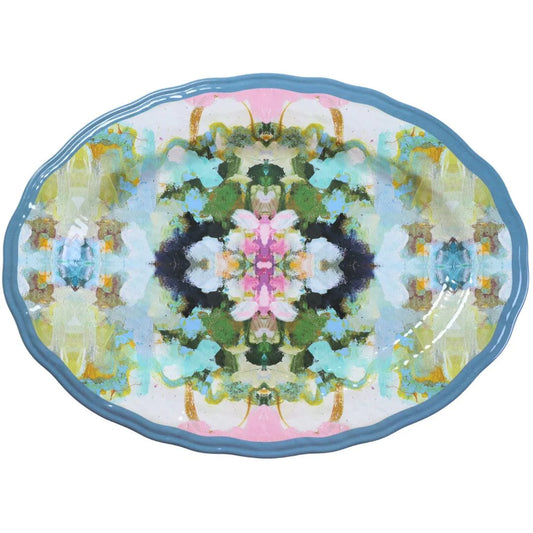 Laura Park- Melamine Serving Platter Nantucket Bloom - Findlay Rowe Designs