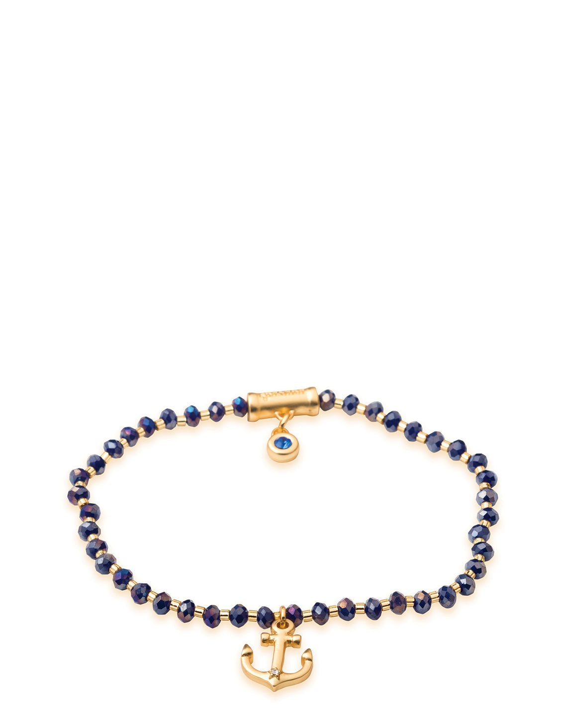 Spartina 449 - Bracelet - Twinkle Stretch Bracelet Blue - Anchor - Findlay Rowe Designs