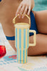 Katydid - Tumbler 40oz - Cabana Stripe - Findlay Rowe Designs