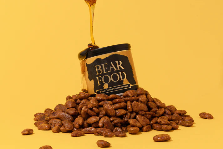 Bear Food - Honey Toasted Gourmet Pecans - 2 oz Pouch - Findlay Rowe Designs