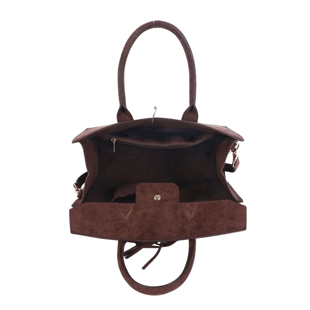 Lisi Lerch - Margo Faux Sueded Handbag - Brown